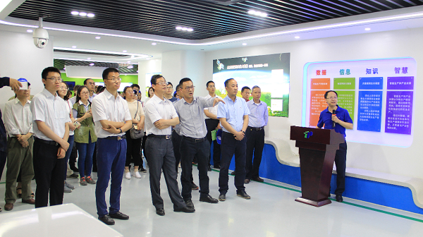 謝主任一行參觀免费看片黄展廳 謝主任一行參觀免费看片黄展廳