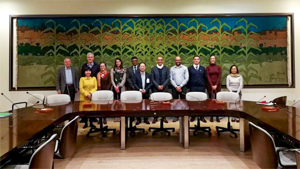 朱旭華拜訪聯合國聯農組織亞太投資處辦事處  朱旭華拜訪聯合國聯農組織亞太投資處辦事處